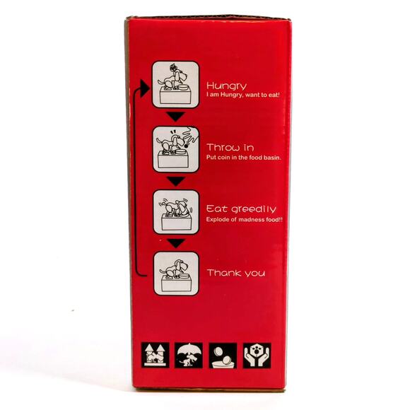 My Dog Piggy Bank Robotic Coin Money Munching Electronic White NEW IN BOX - Picture 5 of 5